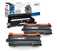 2X TN2220 Tóner+1*DR2200 Tambor Compatible con Brother TN2220 DR2200 para DCP-7055 DCP-7060D MFC-7360N MFC-7460DN 7860DW HL-2130 HL-2240 HL-2240D HL-2250DN HL-2270DW FAX-2840