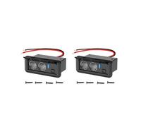 2X Toma de Mechero Doble de 78 W y 12 V con Puerto USB-C PD y QC3.0 para Coche con Interruptor para Autobús y .