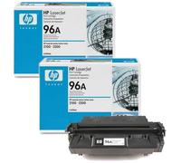 2x Toner Original HP 96A C4096A Negro Para LaserJet 2100 2200