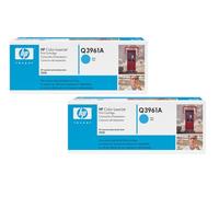 2x Toner Original HP Q3961A 122A Cian Para LaserJet 2550 2550L 2550LN