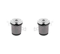 2X TOPRAN Soporte Cuerpo Del Eje Trasero Derecha Izquierda Para Fiat 500L 199_