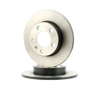 2x TRW DF2805 Disco de freno Trasero para VW Polo Schrägheck (6R1, 6C1) 230mm
