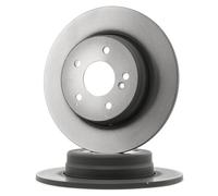 2x TRW DF2813 Disco de freno Trasero adecuado para MERCEDES-BENZ SLK (R171)