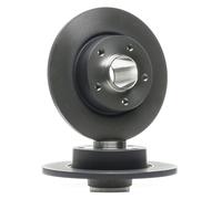 2x TRW DF4273S Disco de freno Trasero para OPEL Vivaro A Combi (X83) 280mm