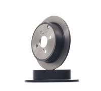 2x TRW DF4379 Disco de freno Trasero para TOYOTA Yaris Hatchback (P1) 258mm