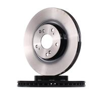 2x TRW DF4432S Disco de freno Delantero para HONDA CR-V II (RD) 300mm