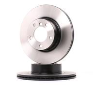 2x TRW DF4807S Disco de freno para BMW 3 Touring (E91) 3 Touring (F31) X1 (E84)
