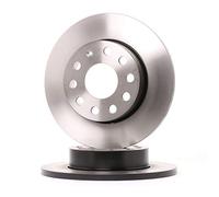 2x TRW Disco de freno Ø256mm Altura: 48,6mm Espesor: 12mm Corona de Agujeros - Ø: 112mm macizo DF4271 Compatible con VW GOLF VI 5K1 Golf V Hatchback 1K1 TOURAN 1T1, 1T2 Golf Plus/Crossgolf 5M1, 521