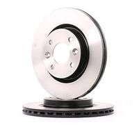 TRW Disco de freno delantero DF2586 ventilado Ø259 mm Altura 41 mm Espesor 20,6 mm