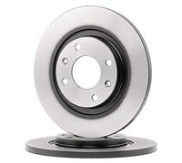 2x TRW Disco de freno Delantero Ø266mm Altura: 27mm Espesor: 13mm Corona de Agujeros - Ø: 108mm macizo DF2808