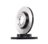 Disco de freno TRW DF1538 delantero, ventilado , altamente carbonizado, 1 Pieza