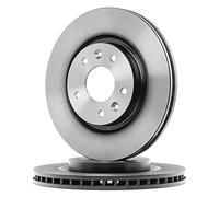 2x TRW Disco de freno Delantero Ø296mm Altura: 44mm Espesor: 26mm Corona de Agujeros - Ø: 114,3mm ventilado DF6786 Compatible con RENAULT Kadjar HA, HL, NISSAN Qashqai II J11, J11