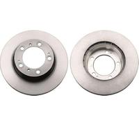 2x TRW Disco de freno Delantero Ø298mm Altura: 66mm Espesor: 24mm Corona de Agujeros - Ø: 130mm ventilado DF6411 Compatible con PORSCHE BOXSTER 986