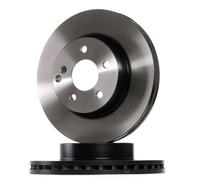 2x TRW Disco de freno Delantero adecuado para MERCEDES-BENZ Clase C T-modell