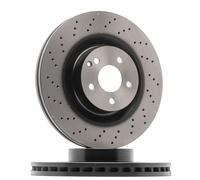 2x TRW Disco de freno Delantero adecuado para MERCEDES-BENZ Clase E Sedán (W211)