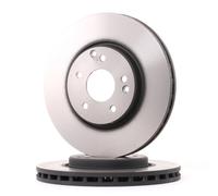 2x TRW Disco de freno Delantero adecuado para MERCEDES-BENZ SLK (R170) 300mm