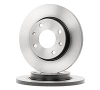 2x TRW Disco de freno Delantero adecuado para PEUGEOT 206 Fastback (2A/C) 247mm