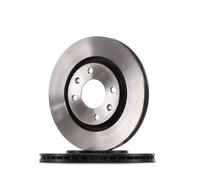 2x TRW Disco de freno Delantero adecuado para PEUGEOT 206 Fastback (2A/C) 266mm