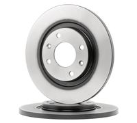 2x TRW Disco de freno Delantero adecuado para PEUGEOT Partner I Combispace 266mm