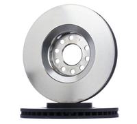 2x TRW Disco de freno Delantero para AUDI A4 B7 Avant (8ED) A4 B7 Sedán (8EC)