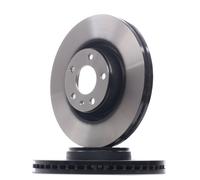 2x TRW Disco de freno Delantero para AUDI A6 C6 Avant (4F5) 321mm DF4358S