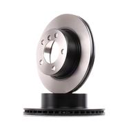 2x TRW Disco de freno Delantero para BMW 1 Hatchback (F20) 284mm DF6255