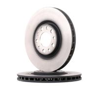 2x TRW Disco de freno Delantero para FIAT 500X (334) 306mm DF4476