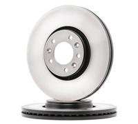 2x TRW Disco de freno Delantero para FIAT Scudo (270, 272) 304mm DF4849S