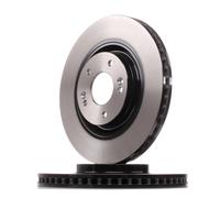 2x TRW Disco de freno Delantero para HYUNDAI i40 CW (VF) para KIA CEE'D (JD)