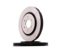 2x TRW Disco de freno Delantero para NISSAN NP300 Navara Pick-up (D40) 296mm