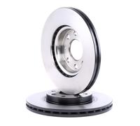 2x TRW Disco de freno Delantero para OPEL Corsa D Hatchback (S07) 257mm DF4796