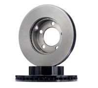 2x TRW Disco de freno Delantero para OPEL Movano B Furgón (X62) 302mm DF6131S