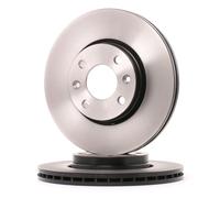 2x TRW Disco de freno Delantero para RENAULT Clio III Hatchback (BR0/1, CR0/1)
