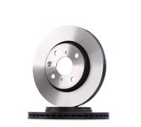 2x TRW Disco de freno Delantero para TOYOTA AYGO (WNB1, KGB1) 247mm DF4469