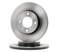 2x TRW Disco de freno Delantero para VW GOLF II (19E, 1G1) GOLF III (1H1) 239mm