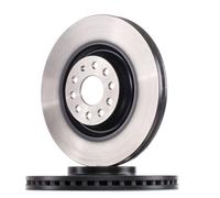 2x TRW Disco de freno Delantero para VW Golf VII Hatchback (5G1, BQ1, BE1, BE2)