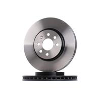 Disco de freno TRW LUC DF4426 delantero, ventilado , altamente carbonizado, 1 Pieza