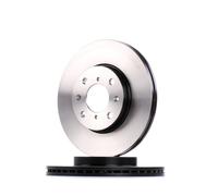 2x TRW Disco de freno para OPEL AGILA (B) (H08) para SUZUKI SWIFT III (MZ, EZ)