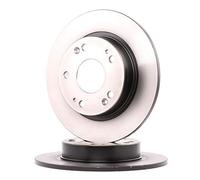 2x TRW Disco de freno Trasero Ø260mm Altura: 42mm Espesor: 9mm Corona de Agujeros - Ø: 114,3mm macizo DF4837 Compatible con HONDA CIVIC VIII Hatchback FN, FK CIVIC IX FK Civic VII Berlina ES, ET