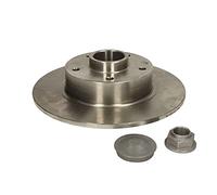 2x TRW Disco de freno Trasero Ø260mm Altura: 87,9mm Espesor: 8mm macizo DF6190BS Compatible con RENAULT Megane 3 Grandtour KZ0/1 Clio 4 Grandtour KH Clio 4 Hatchback BH GRAND Scénic 3 JZ0/1