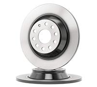 2x TRW Disco de freno Trasero Ø300mm Altura: 48,3mm Espesor: 12mm Corona de Agujeros - Ø: 112mm macizo DF6504