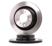 2x TRW Disco de freno Trasero Ø300mm Altura: 66,1mm Espesor: 20mm Corona de Agujeros - Ø: 120mm ventilado DF4450 Compatible con BMW 3 Touring E91 3 Sedán E90 1 Hatchback F20 3 Sedán F30, F80