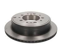 2x TRW Disco de freno Trasero Ø345mm Altura: 76,3mm Espesor: 18mm ventilado DF4965S Compatible con TOYOTA LAND CRUISER VDJ20, UZJ20, LEXUS LX J2