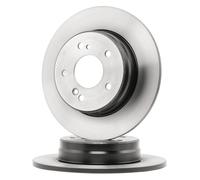 2x TRW Disco de freno Trasero adecuado para MERCEDES-BENZ SLK (R170) 278mm