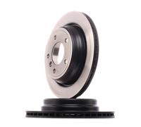 2x TRW Disco de freno Trasero para BMW 5 Sedán (E39) 298mm DF2783