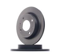 2x TRW Disco de freno Trasero para MITSUBISHI COLT VI (Z3A, Z2A) 250mm DF4463