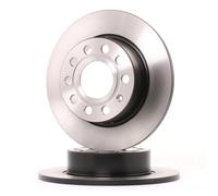 2x TRW Disco de freno Trasero para VW GOLF VI (5K1) Golf V Hatchback (1K1) 253mm