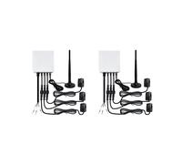 2X Tuya Life Medidor de Energía KWH Trifásico WiFi 120A Abrazadera de Potencia Transformador de Corriente Aplicación Monitor y Registro de