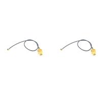 2X U.Fl Mini Pci A Rp-Sma Paquete de 2 Cables Antena Wifi Pigtail