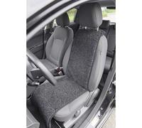 2x Universal Coche Amortiguar Lana Negro Asiento Sentado Semirremolque Funda
